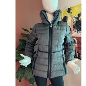 michael kors packable down fill coat size‎ Small Gray